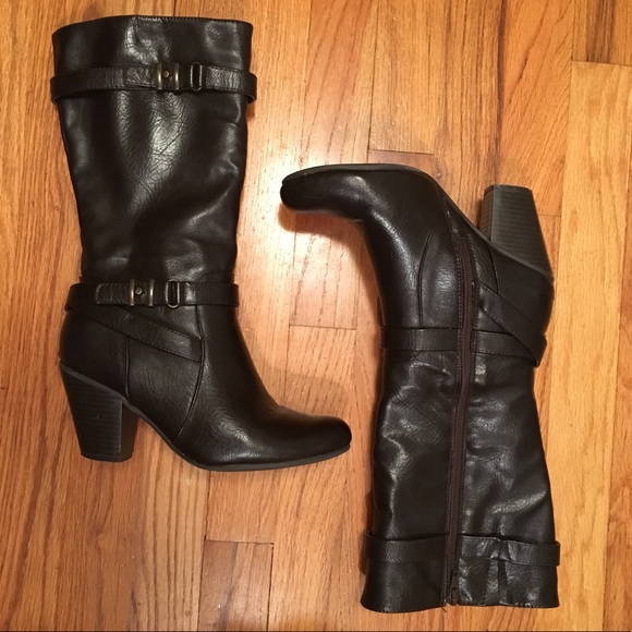 Relativity Shoes - Dark Brown Mid-calf Boots